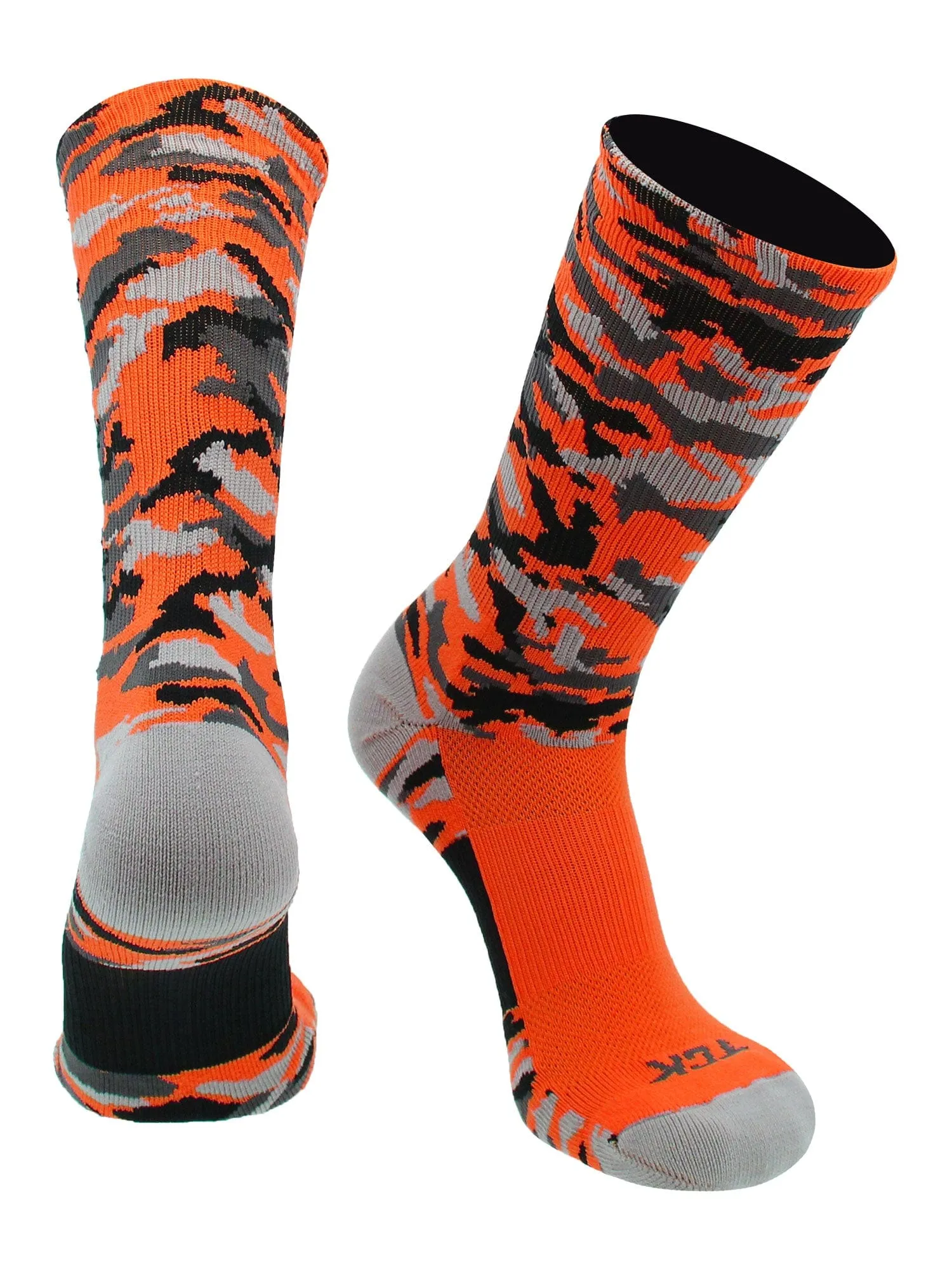 Elite Woodland Camo Performance Crew Socks