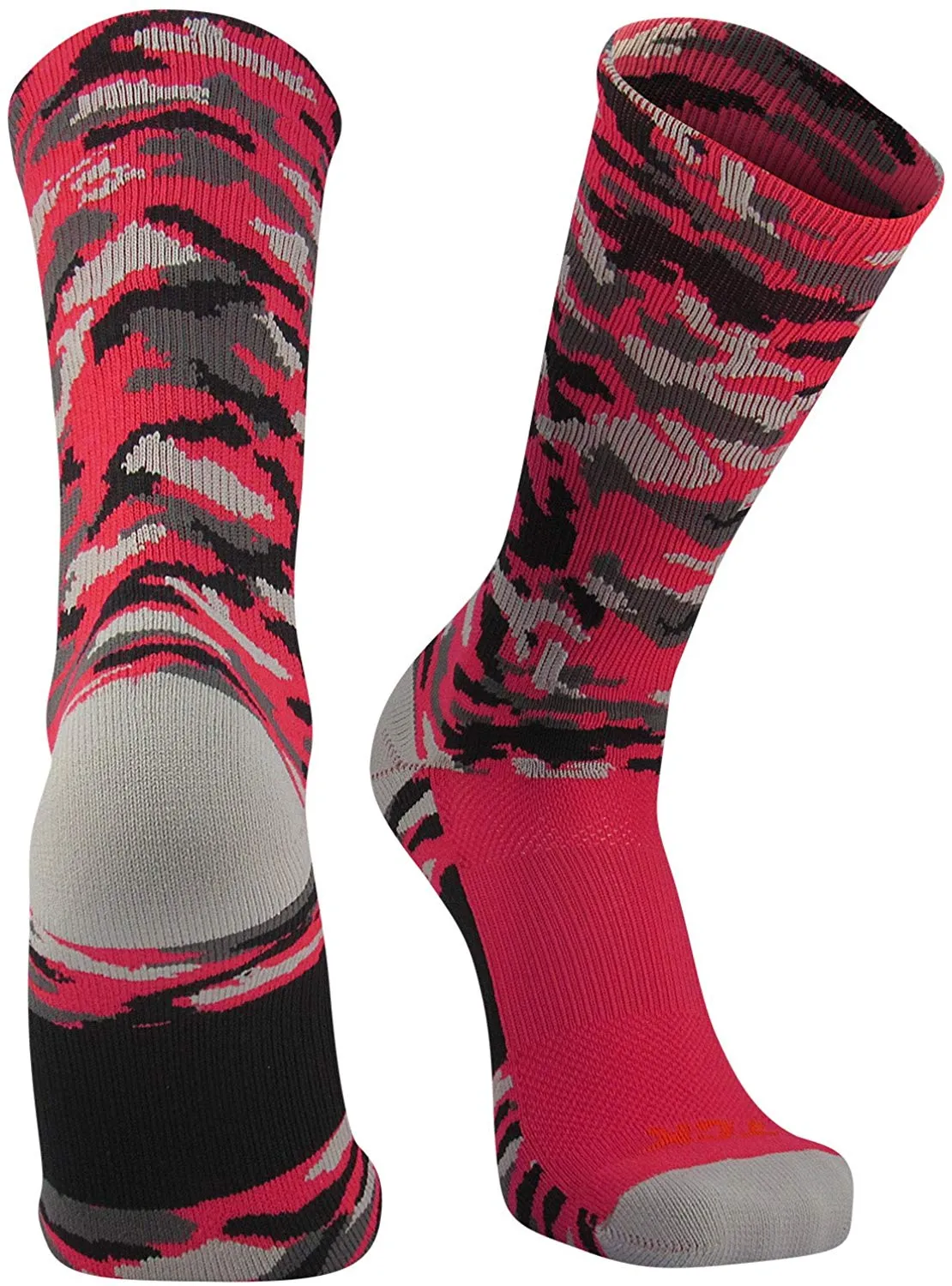Elite Woodland Camo Performance Crew Socks