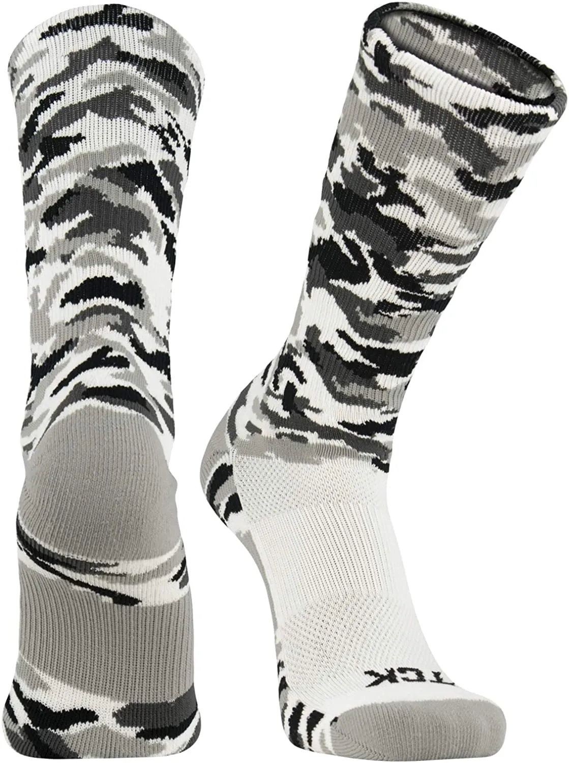 Elite Woodland Camo Performance Crew Socks