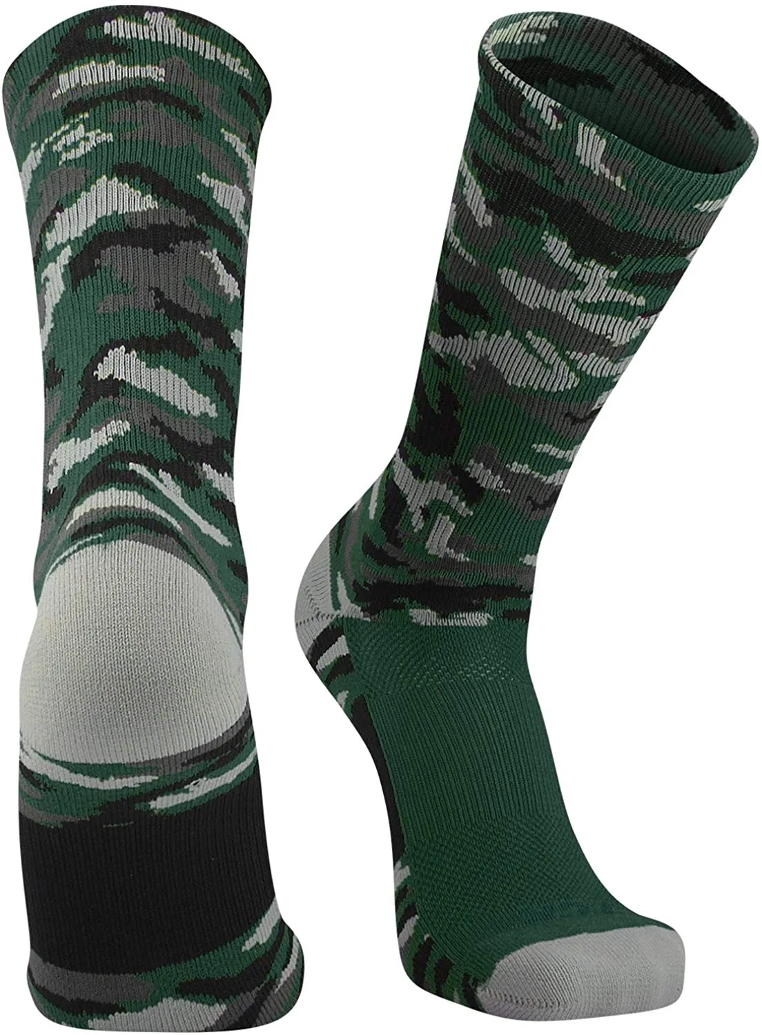Elite Woodland Camo Performance Crew Socks
