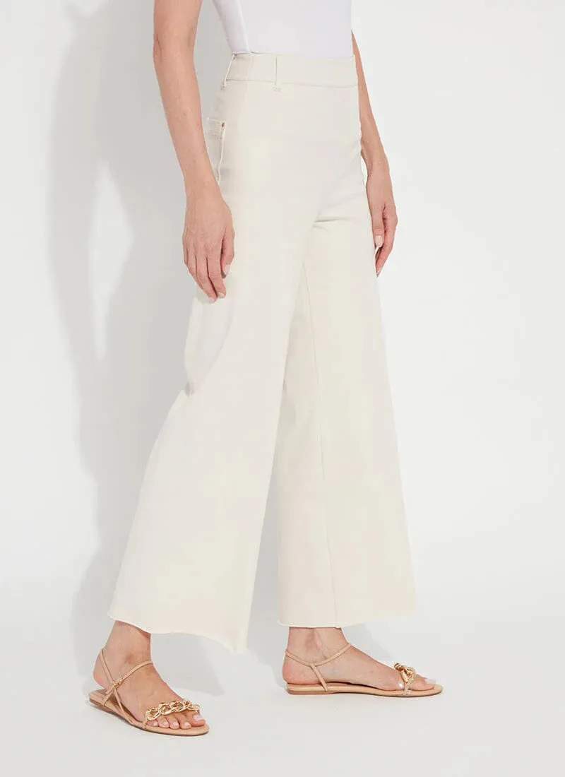 Erin Wide Leg Denim - Oat