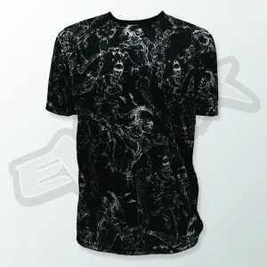 Evo9x BAGGATAWAY Full Dye Sublimated Crew Neck Jersey Black