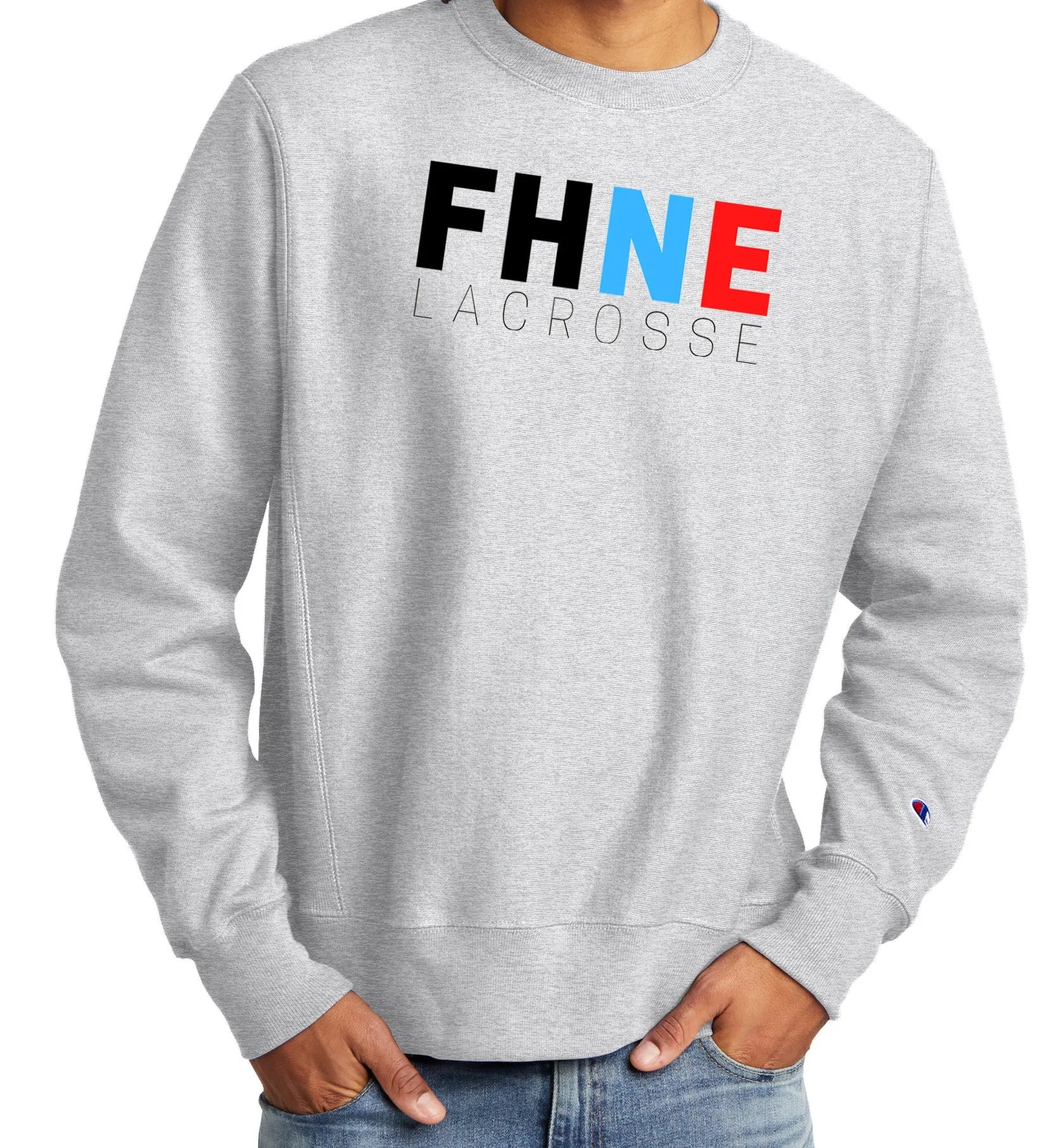 FHNE LACROSSE  Reverse Weave Champion Crewneck Sweatshirt