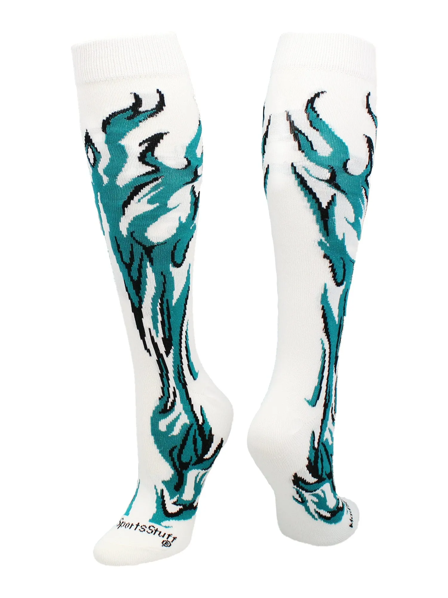 Flame Socks Athletic Over the Calf Socks (multiple colors)
