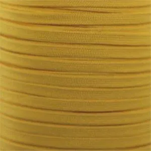Flat Athletic Laces Custom Length with Tip - Gold (1 Pair Pack) Shoelaces