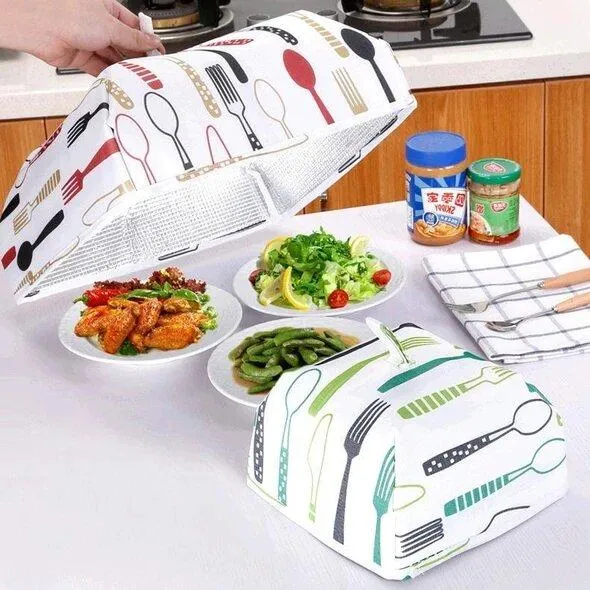 FOLDABLE INSULATED FOOD COVER