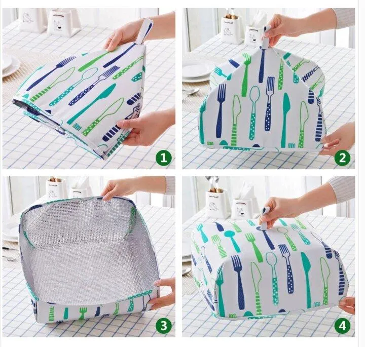 FOLDABLE INSULATED FOOD COVER