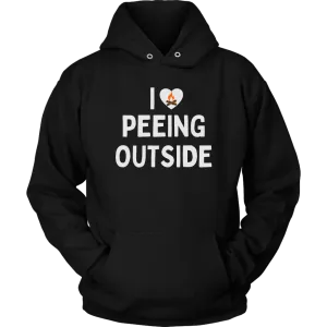 Funny "I Love Peeing Outside" Camping Shirts and Hoodies