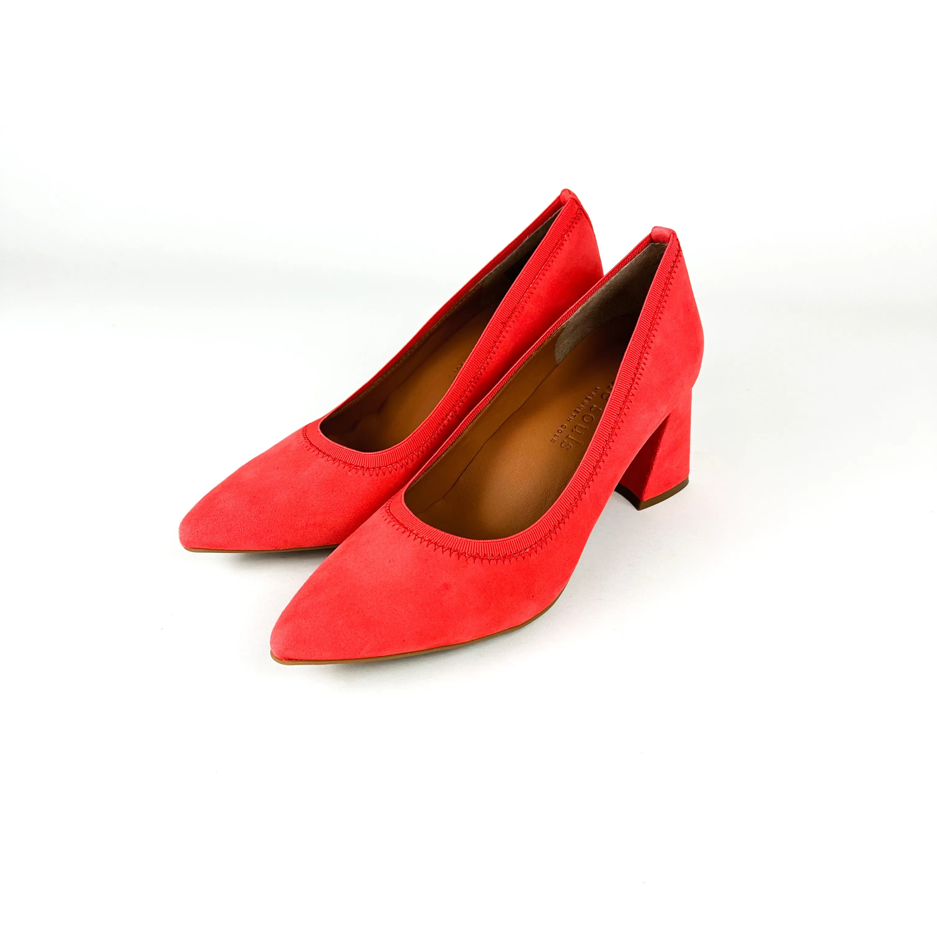 Gentle Souls - Dionne Pump (Bright Coral Suede)