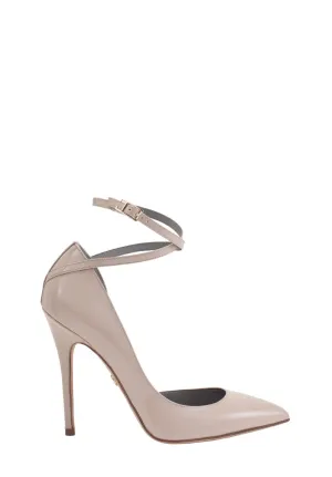 GIULIA NUDE PATENT PUMPS