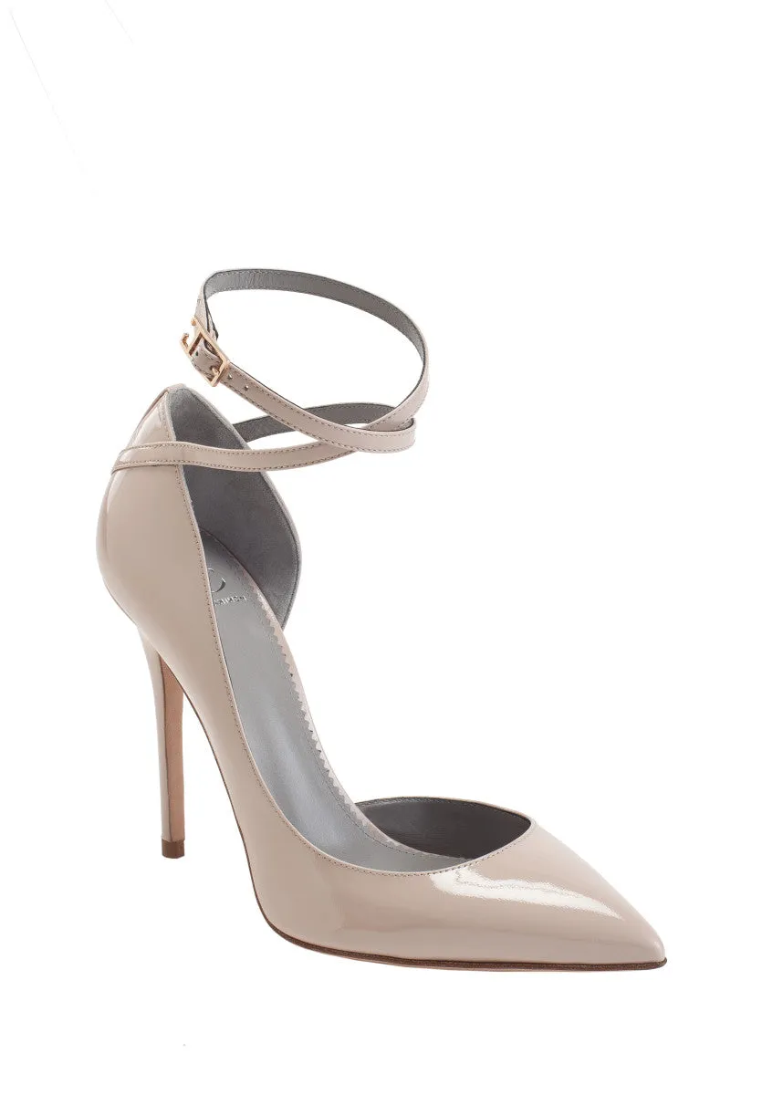 GIULIA NUDE PATENT PUMPS