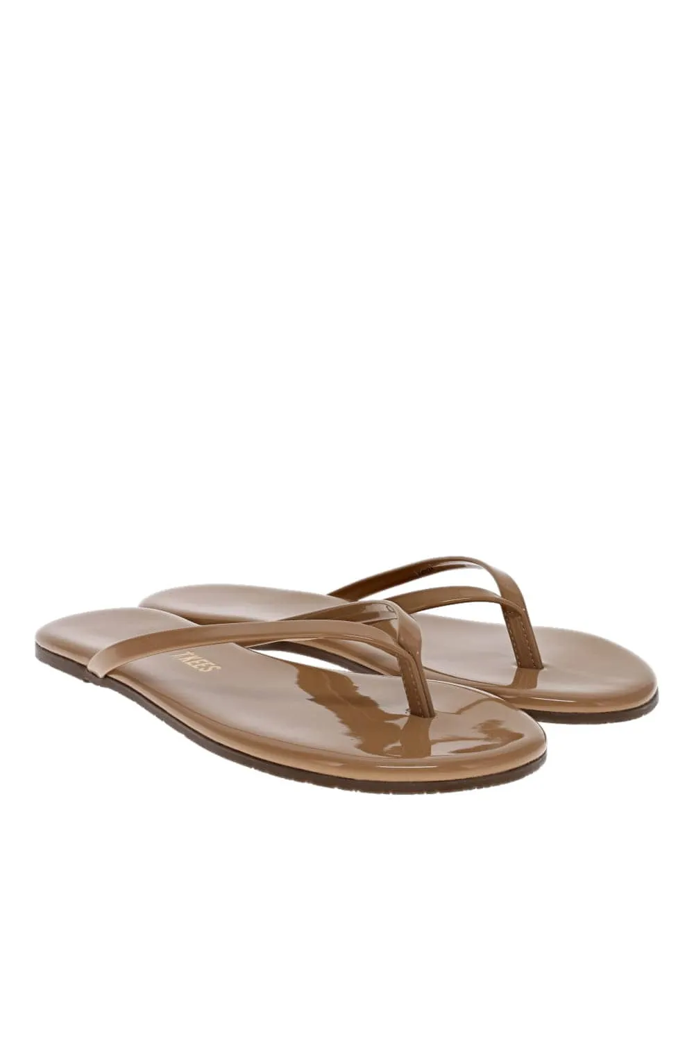 Glossy Cocobutter Leather Sandal