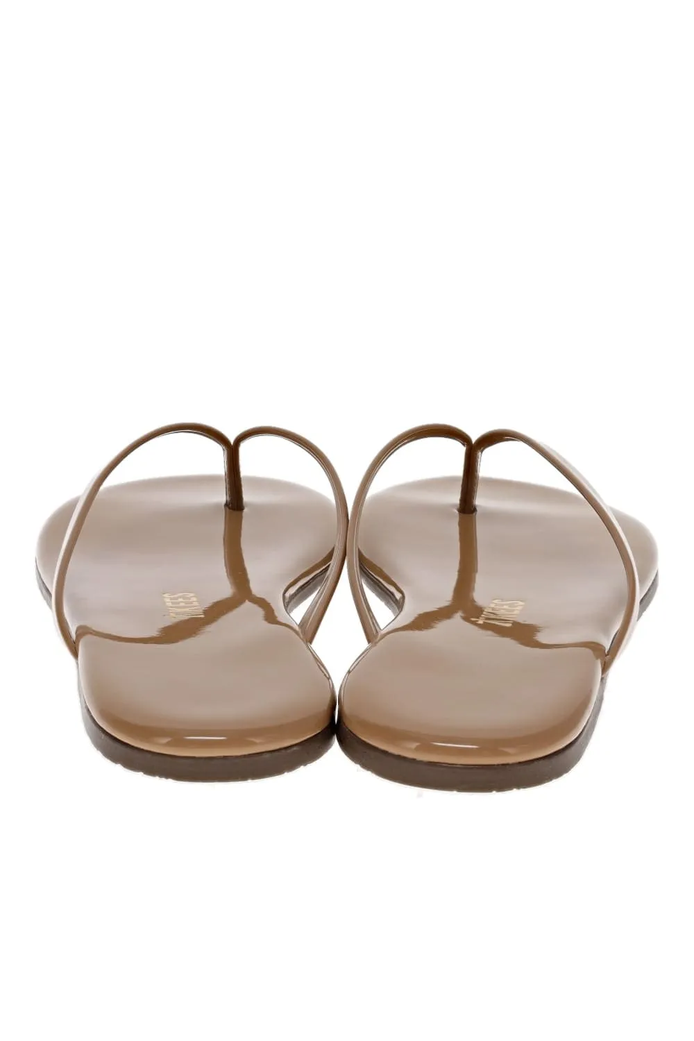 Glossy Cocobutter Leather Sandal