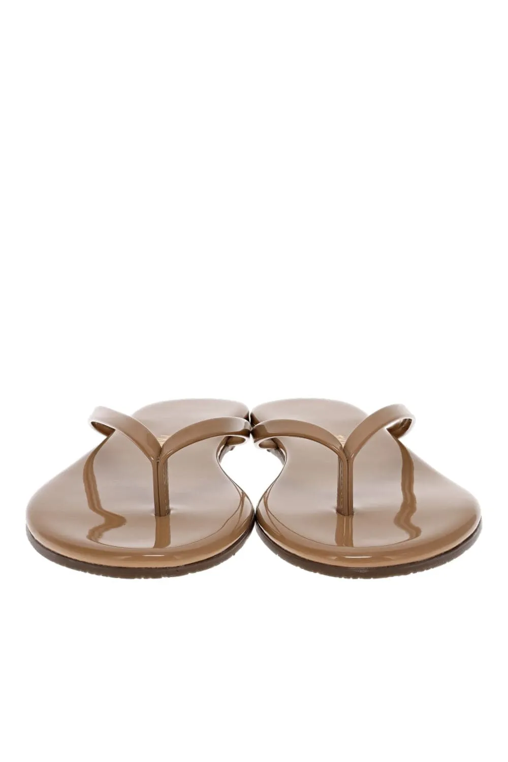 Glossy Cocobutter Leather Sandal