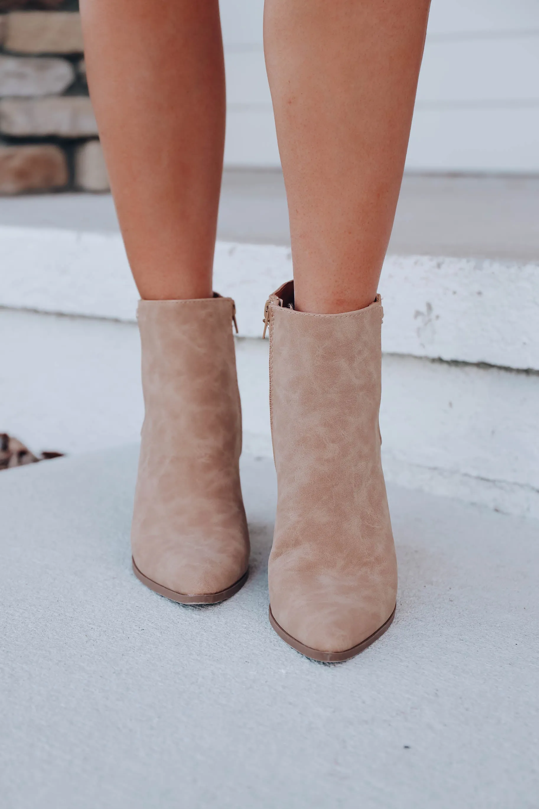 Goddess Ankle Bootie - Wheat- FINAL SALE - Size 5.5