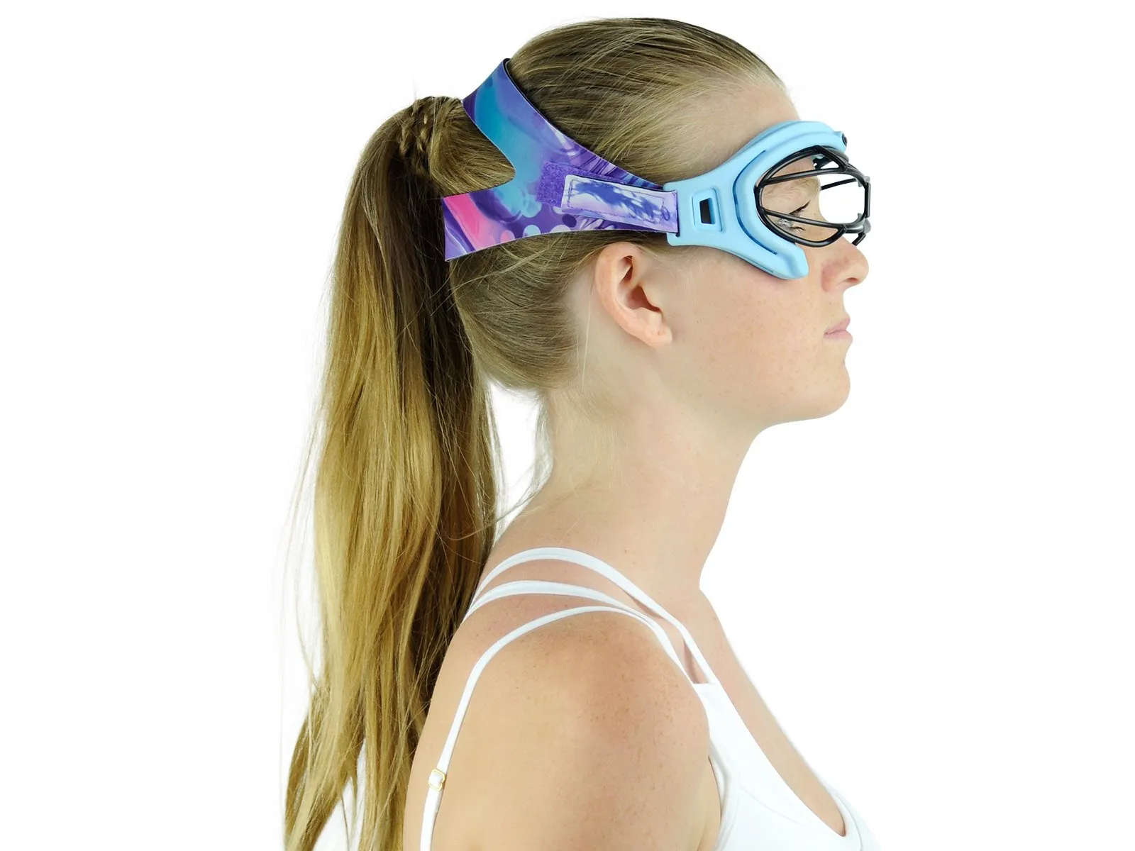 Goggle Strap - Patriotic Flames