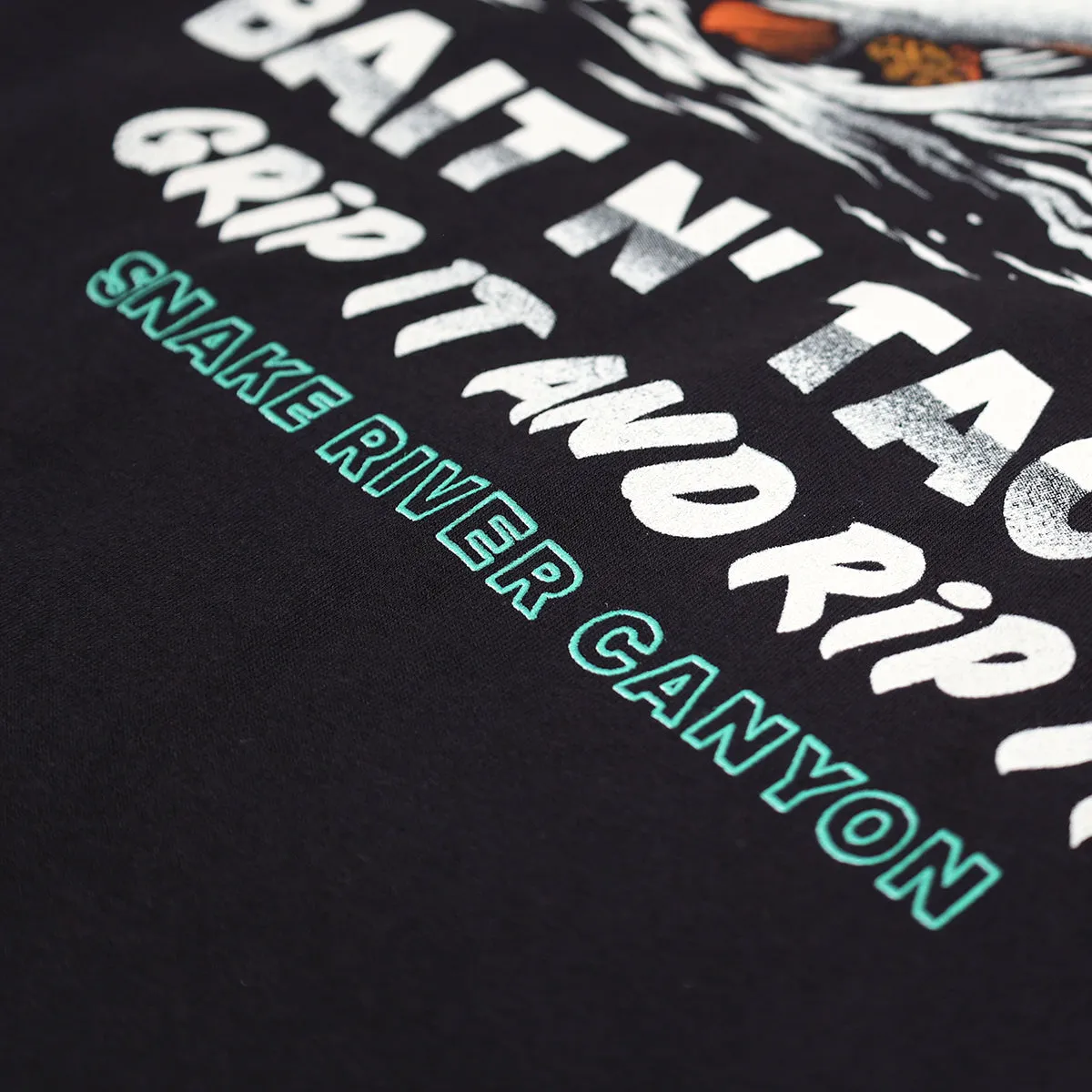 Gone Fishin Tee - Black
