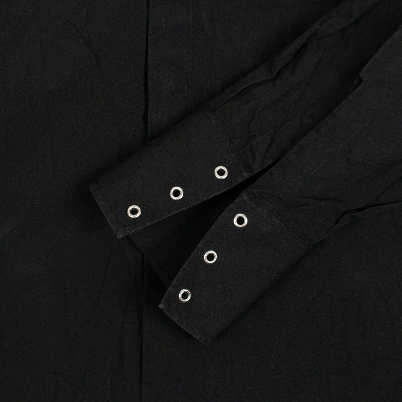 Gucci Cotton Popeline Button Down Shirt in Black