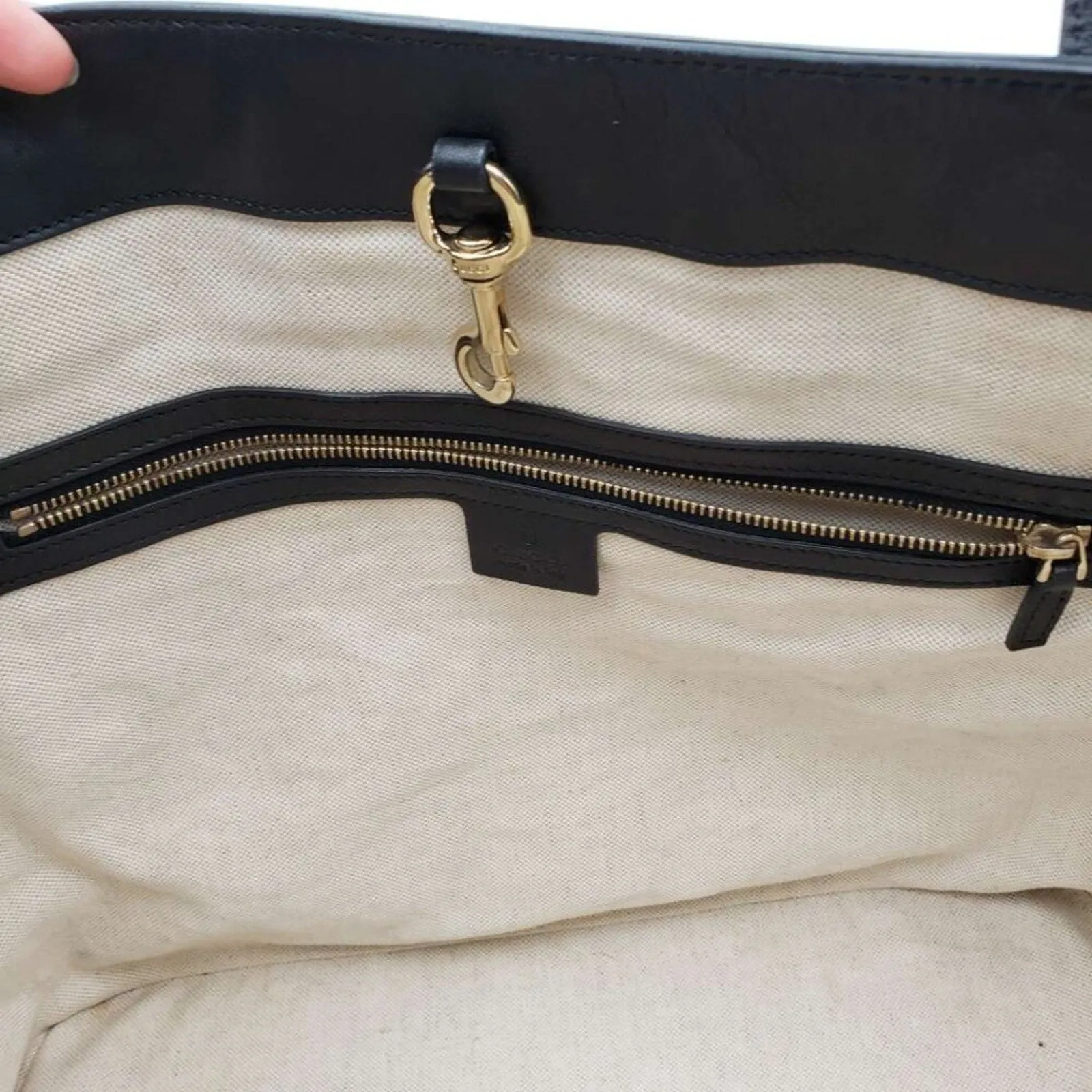 Gucci Patent Leather Tote Bag