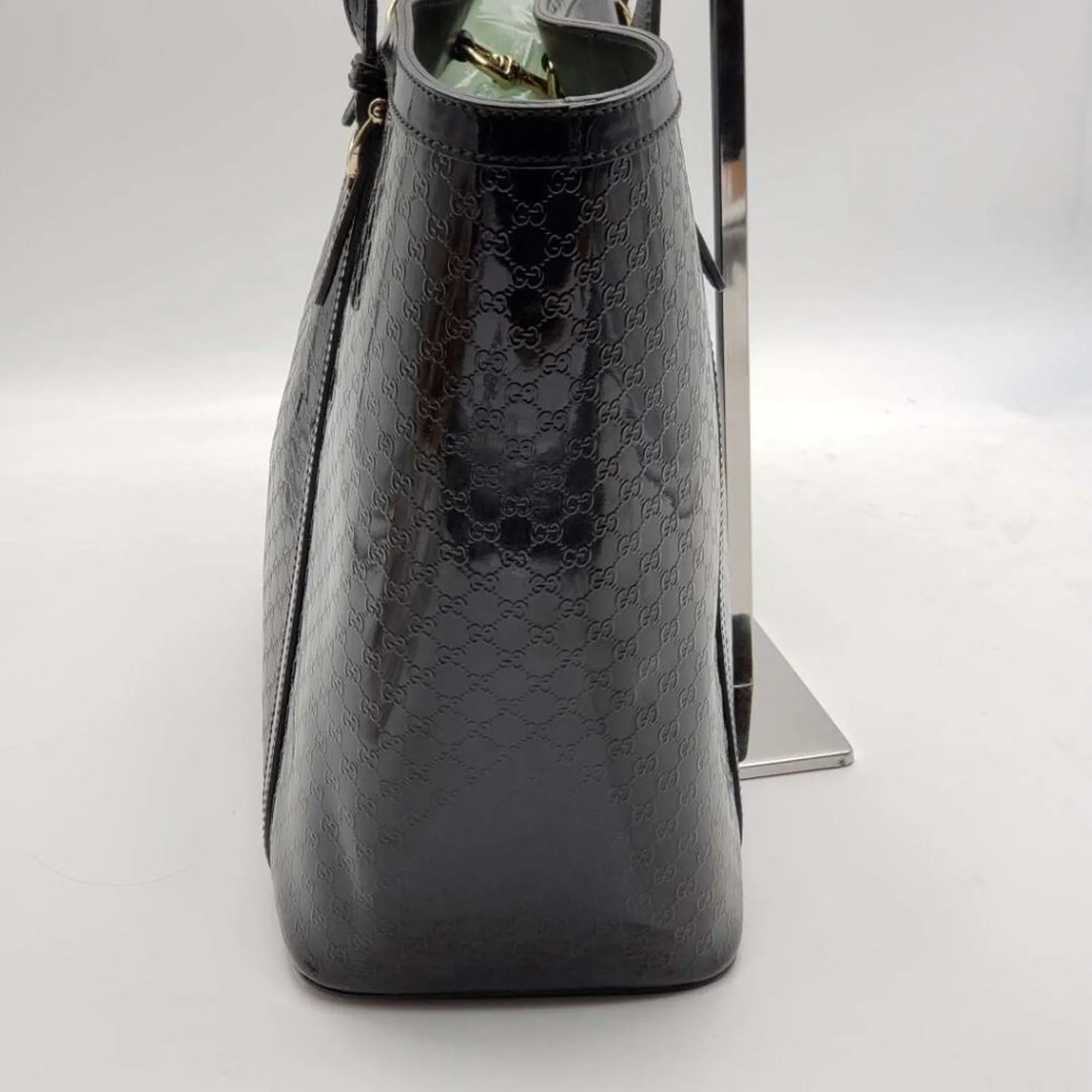 Gucci Patent Leather Tote Bag