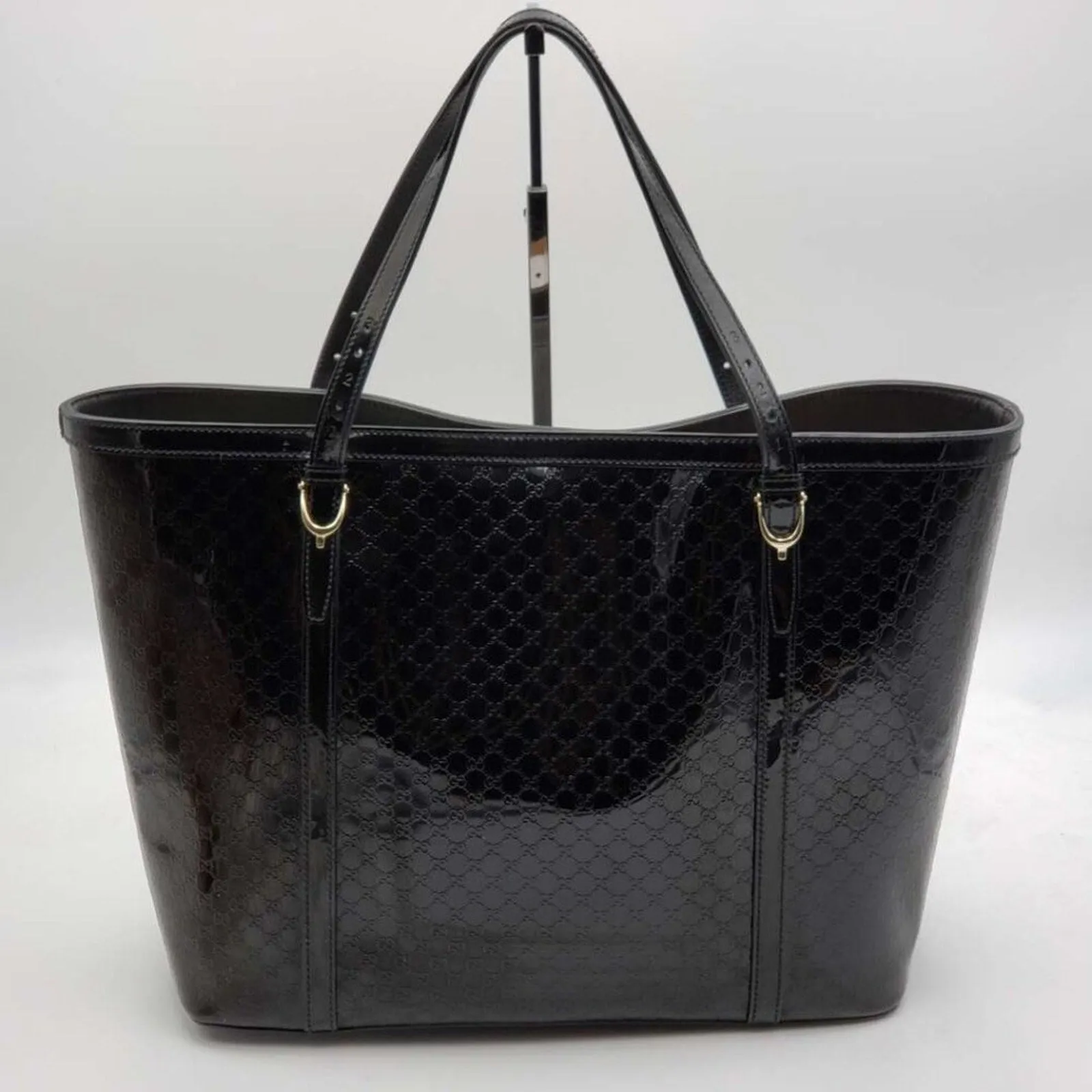Gucci Patent Leather Tote Bag