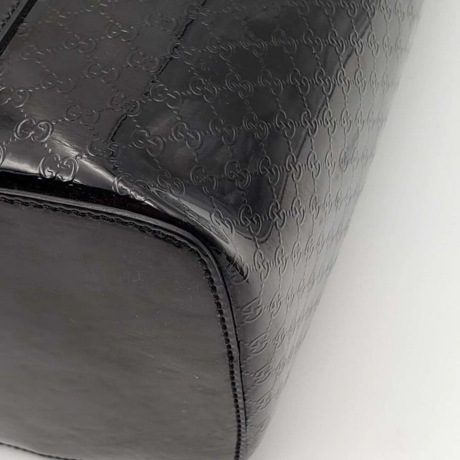 Gucci Patent Leather Tote Bag