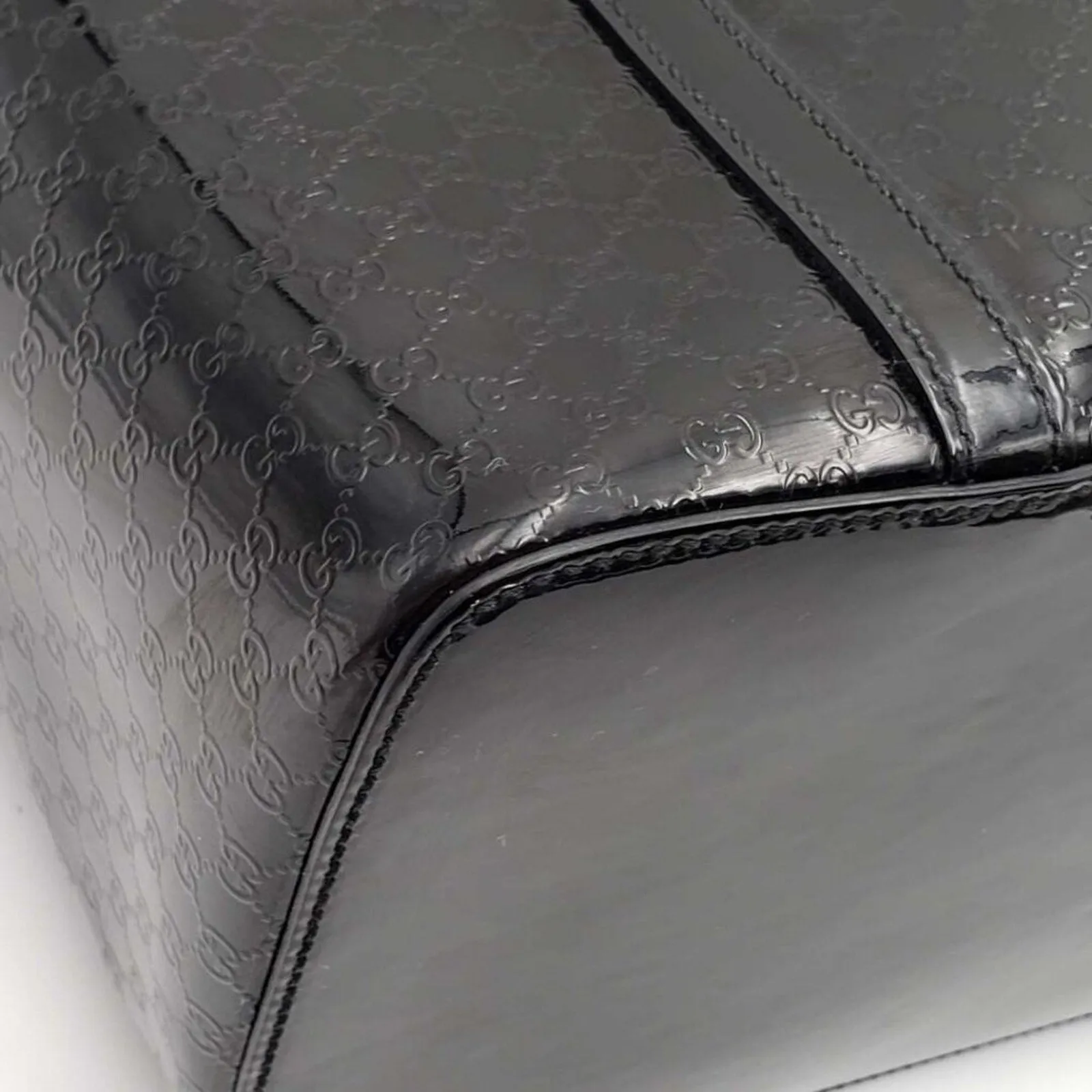 Gucci Patent Leather Tote Bag