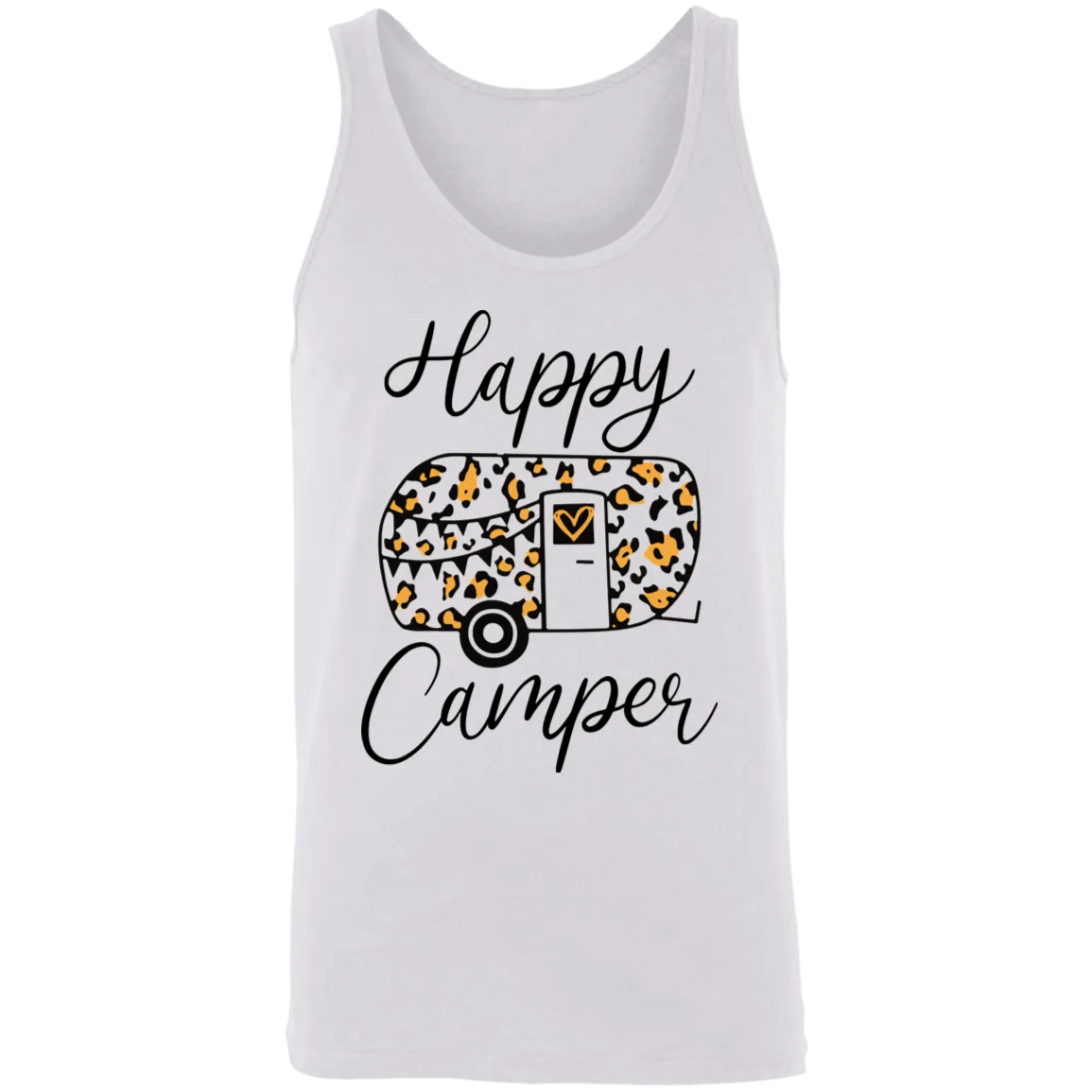 Happy Camper Tank Top – Cute and Comfy Camping Graphic Tank