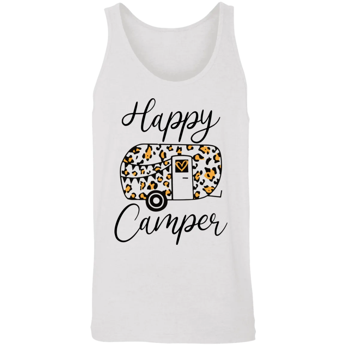 Happy Camper Tank Top – Cute and Comfy Camping Graphic Tank