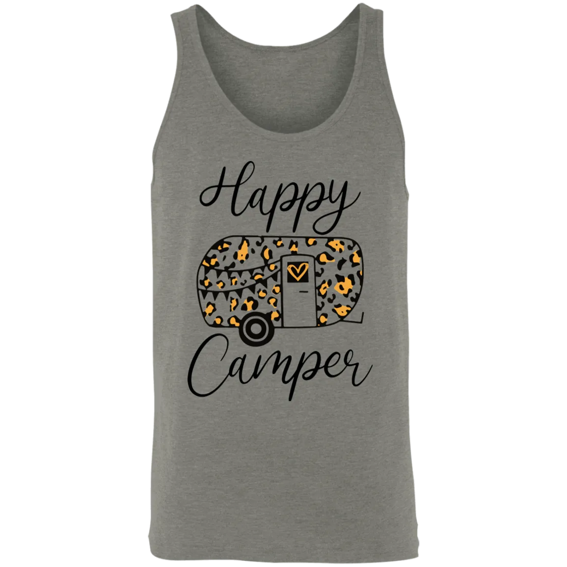Happy Camper Tank Top – Cute and Comfy Camping Graphic Tank