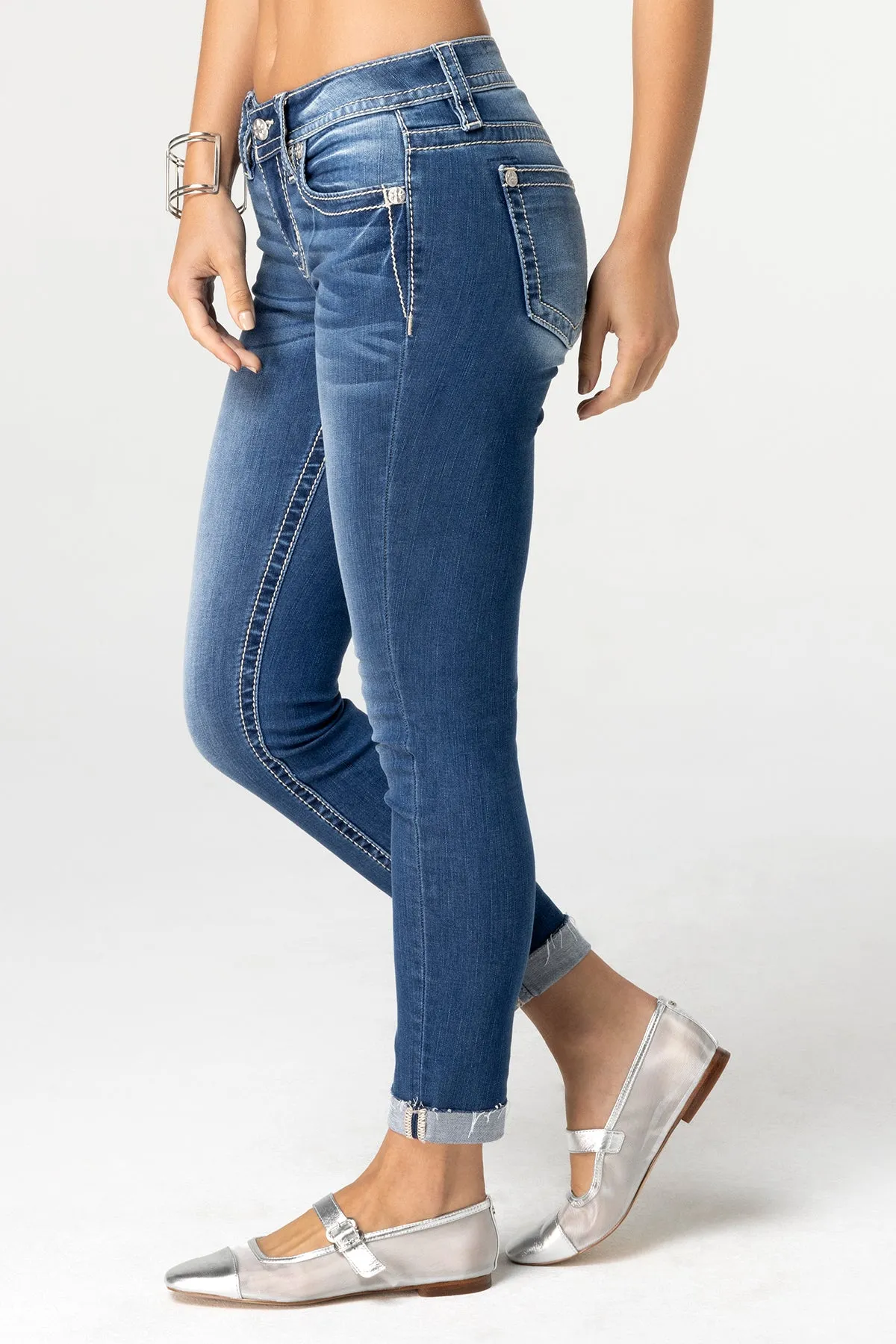 Heavenly Serena Ankle Skinny Jeans