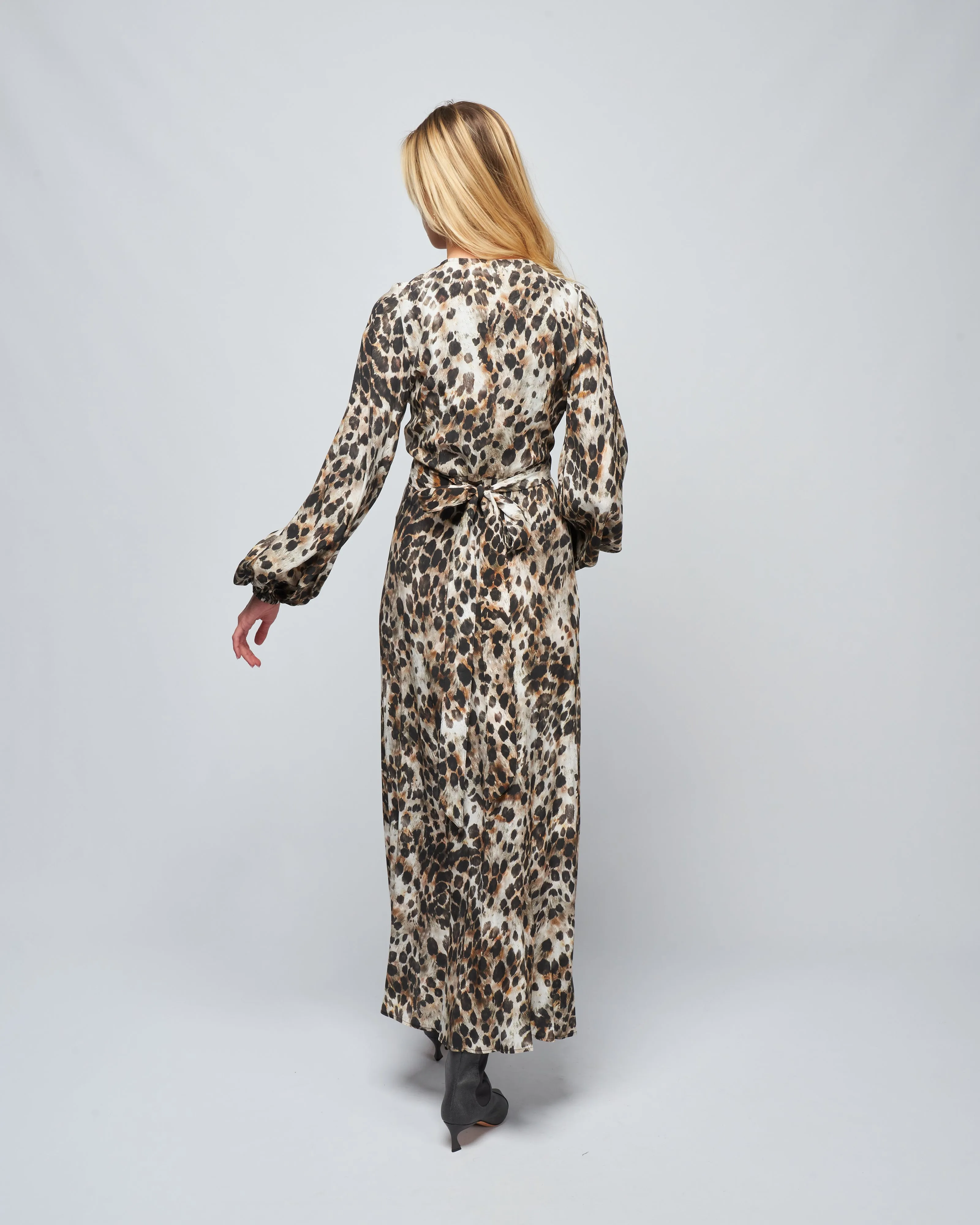 hostess dress - leopard