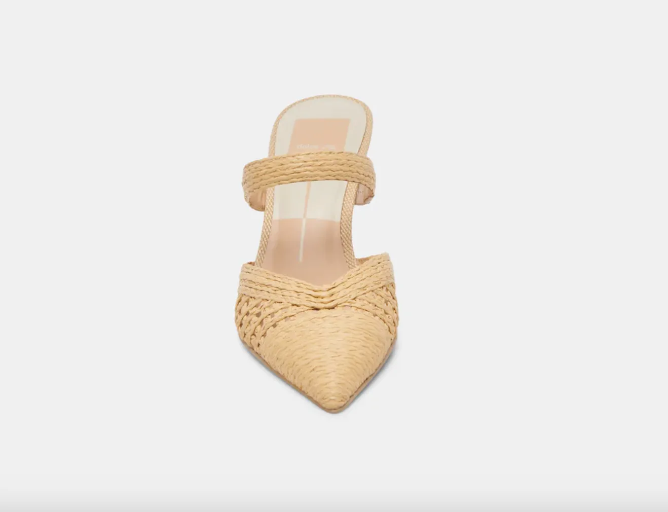 Kaline Heel-Natural Raffia