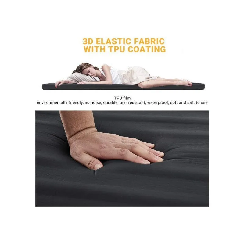 KingCamp - Premium Single Self Inflating Pad (Black)