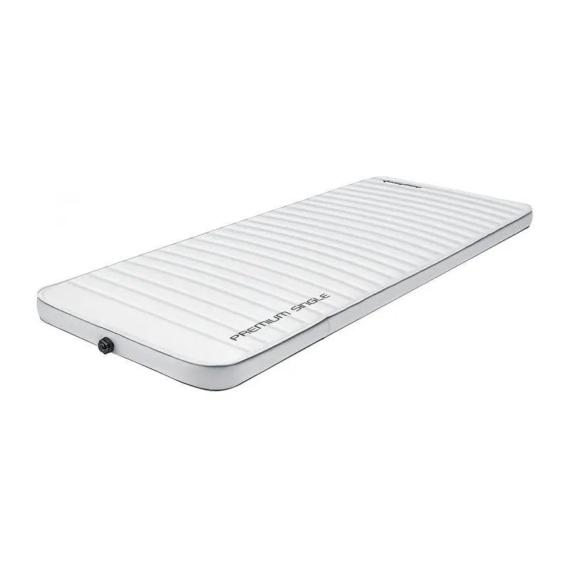 KingCamp - Premium Single Self Inflating Pad (White & Gray)