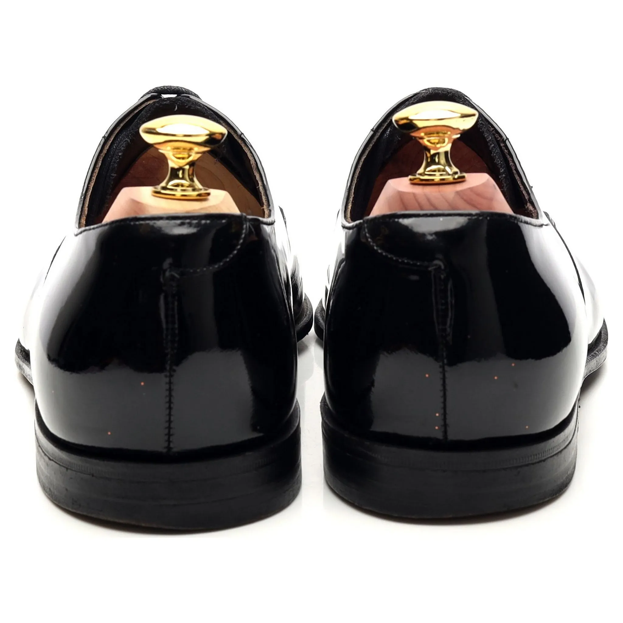 'Knightsbridge' Black Patent Leather Oxford UK 7 F