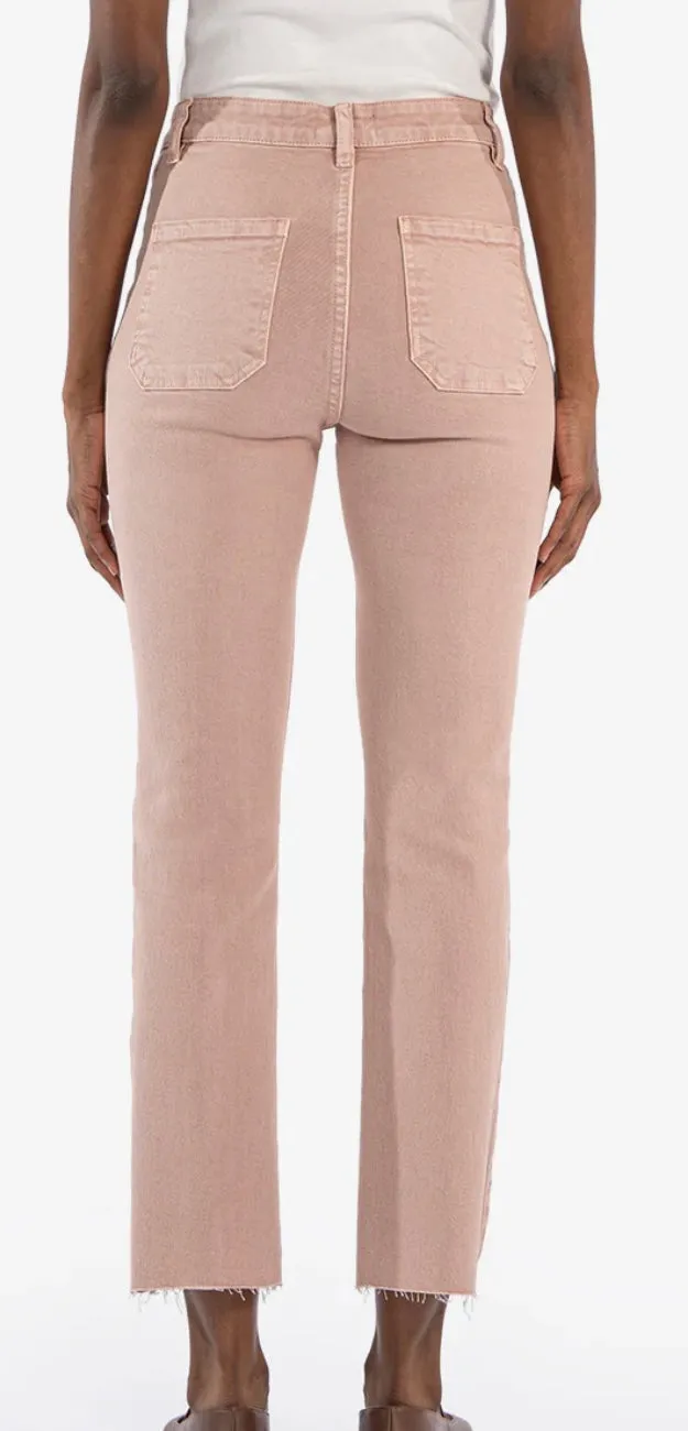 Kut high rise ankle Reese Rose
