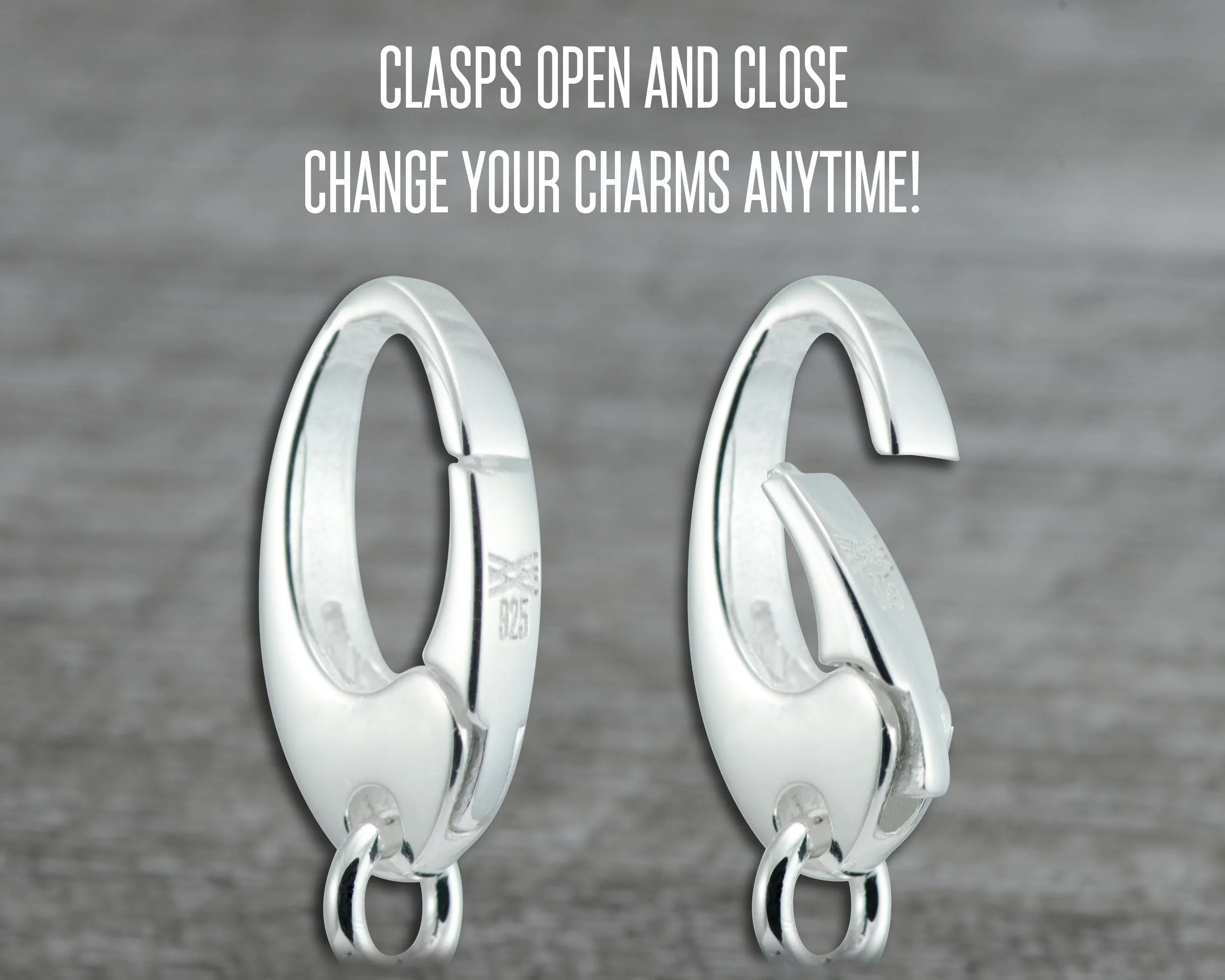 LACROSSE CHARM IN STERLING SILVER