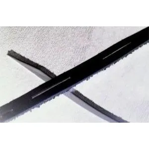 Lacrosse Leather Straps - Black (1 Pair Pack) Shoelaces