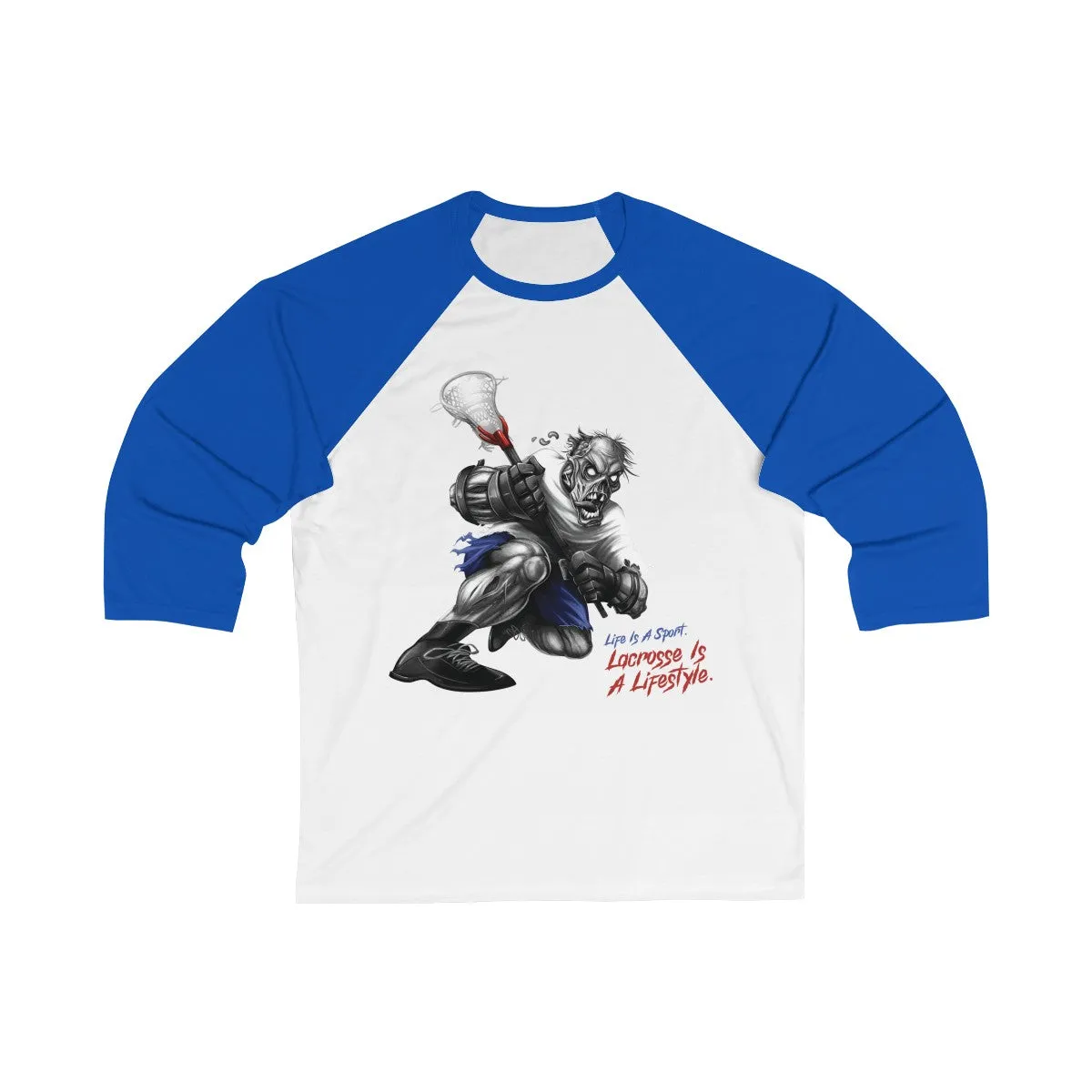 Lacrosse Zombie 3/4 Sleeve T-Shirt