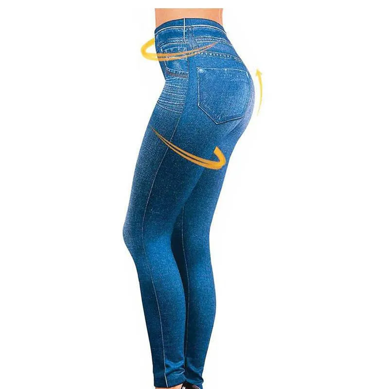 Ladies' Shape Up Denim Jeans Design Jeggings - 3 Variants