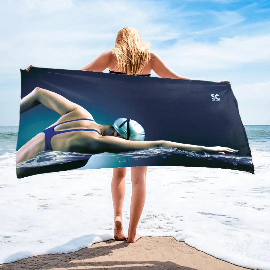 LADY SWIMMER TOWEL