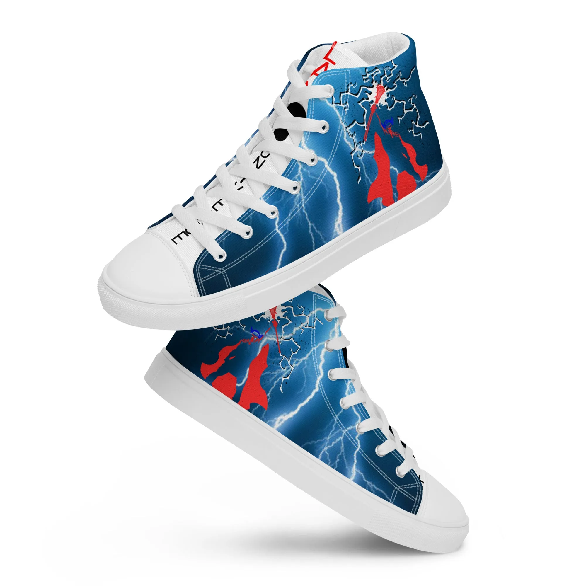 LAXUNIVERSE  "Thor" Men’s high top canvas shoes