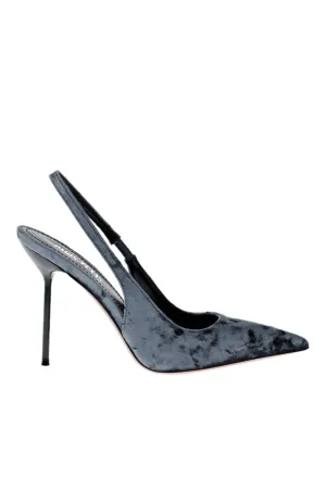 Lidia Moon Light Velvet Slingback Heel