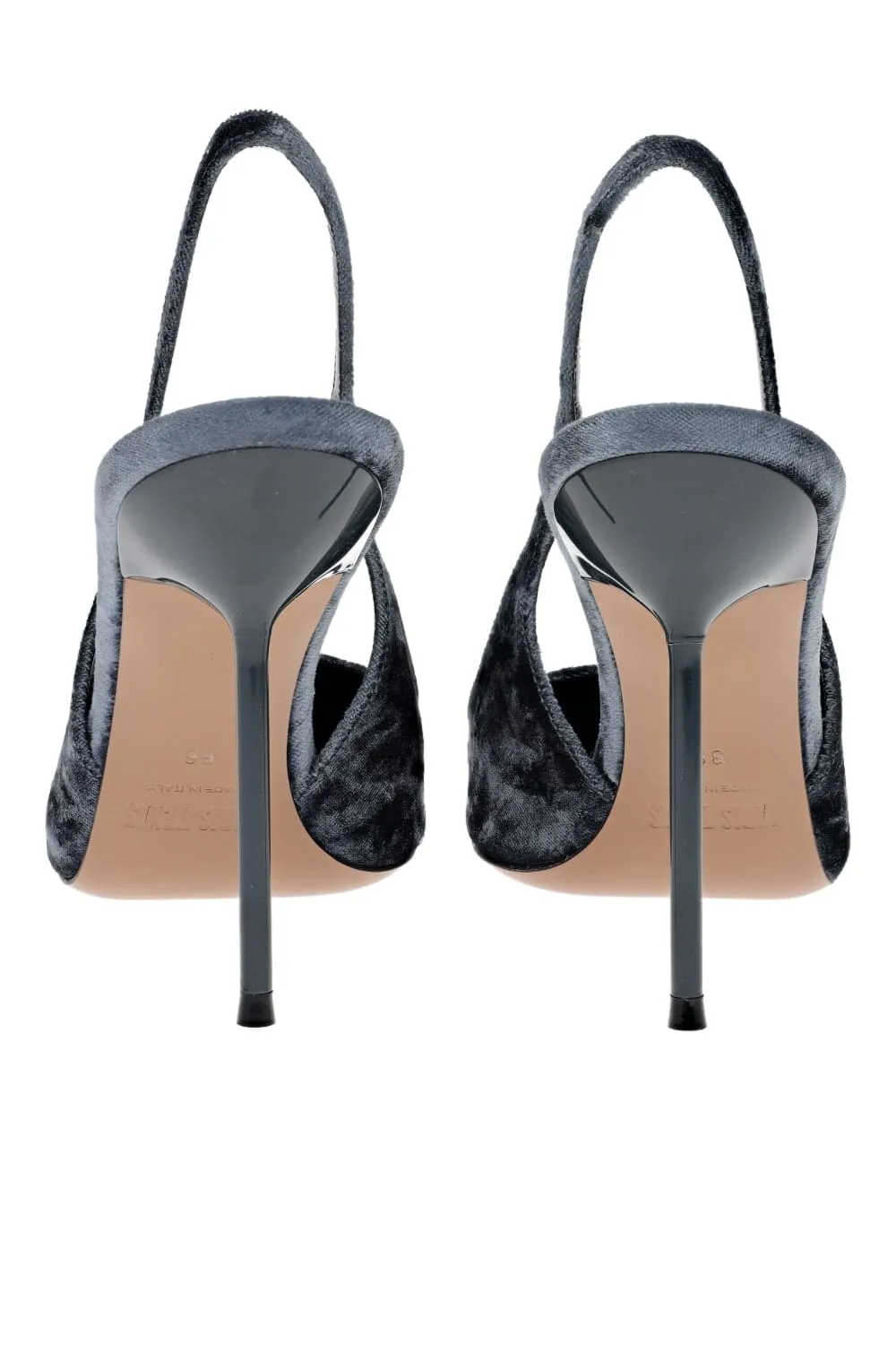 Lidia Moon Light Velvet Slingback Heel