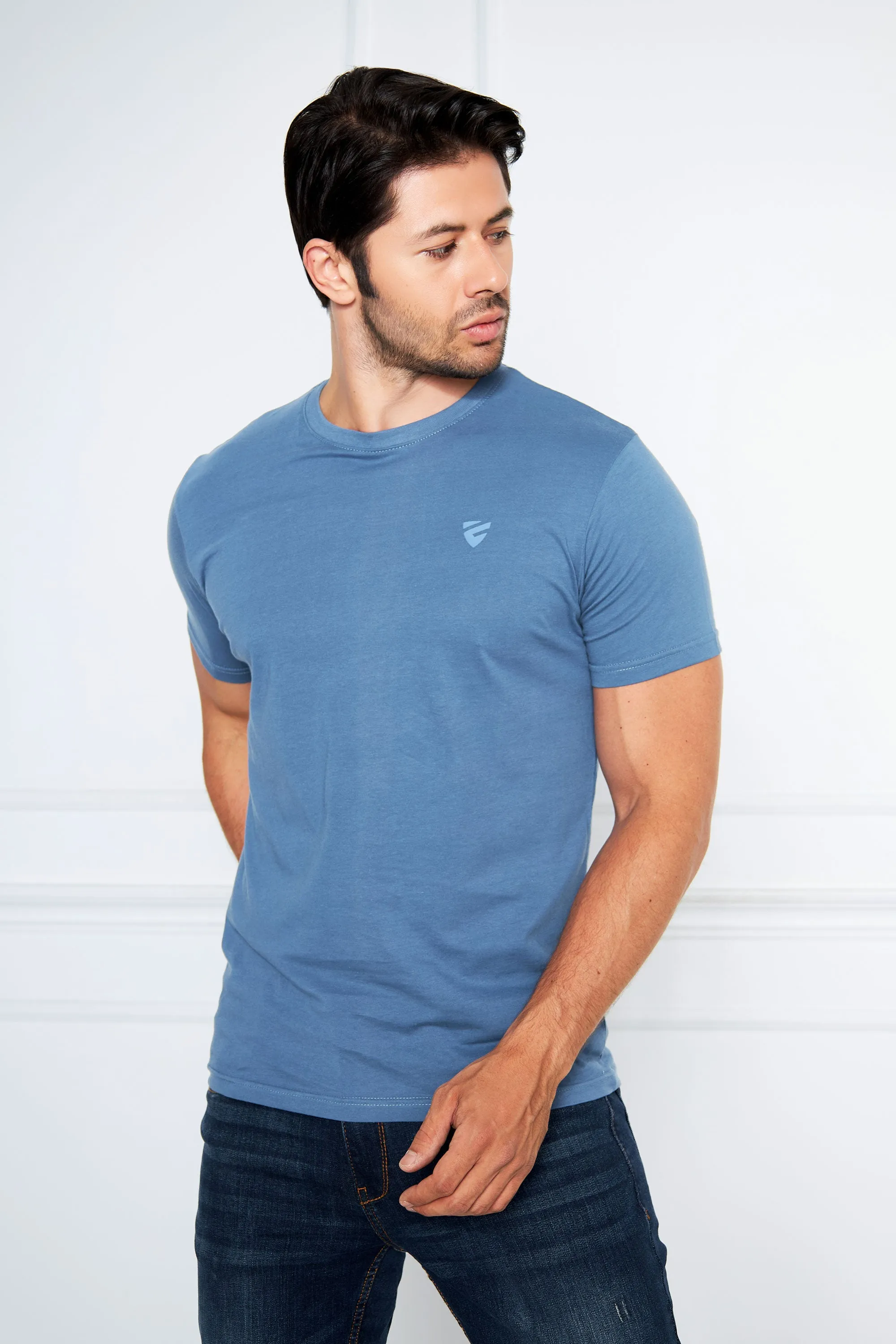 Light Blue T Shirt RN HS