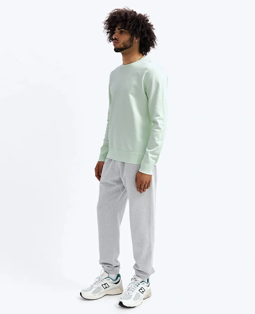 Lightweight Terry Crewneck Aloe