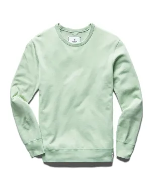Lightweight Terry Crewneck Aloe