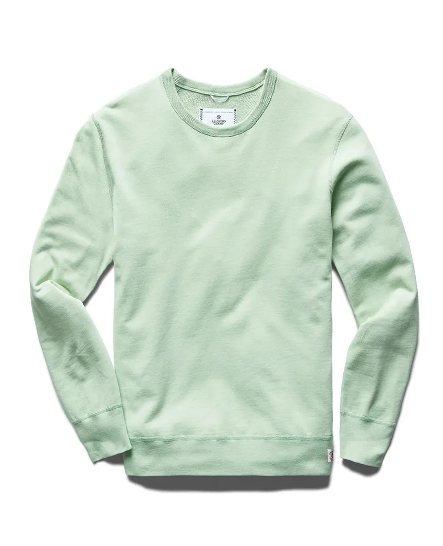 Lightweight Terry Crewneck Aloe