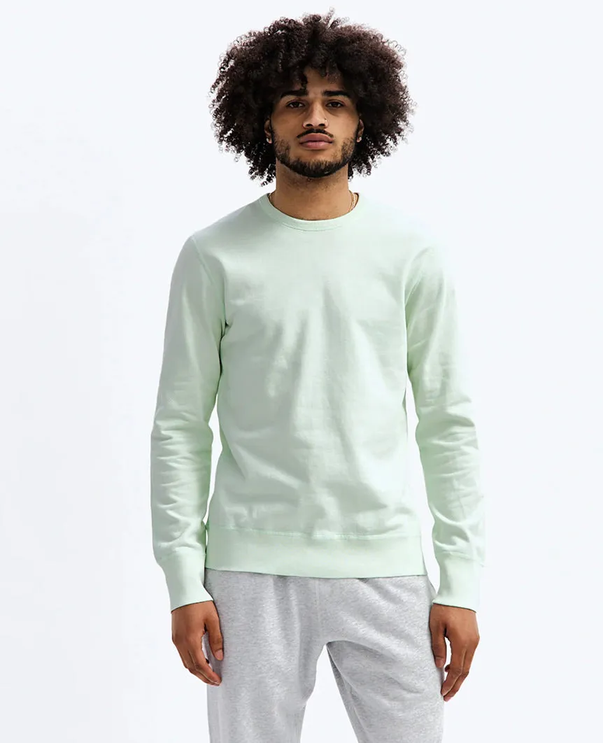 Lightweight Terry Crewneck Aloe